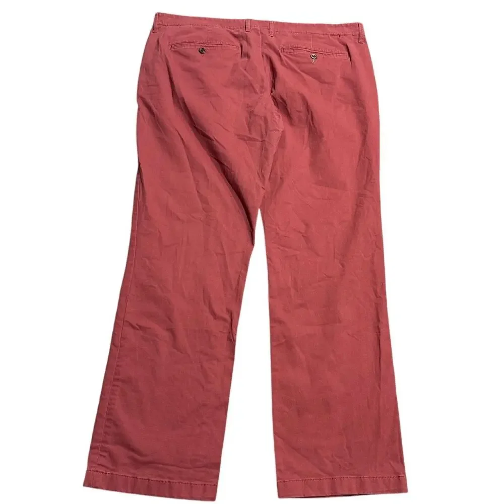 Goodfellow & Co Hennepin Chino Straight Leg Pants Mens 40 x32 Santa Fe Rose Pink